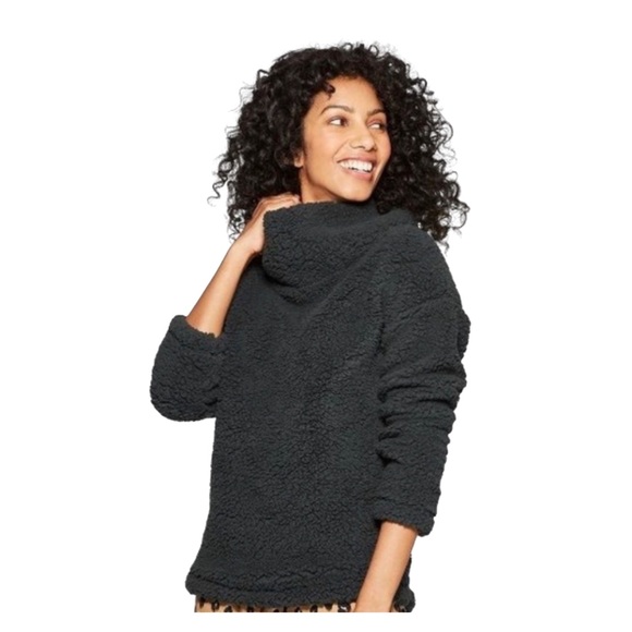 a new day Sweaters - A New Day Sherpa Turtleneck Sweater
